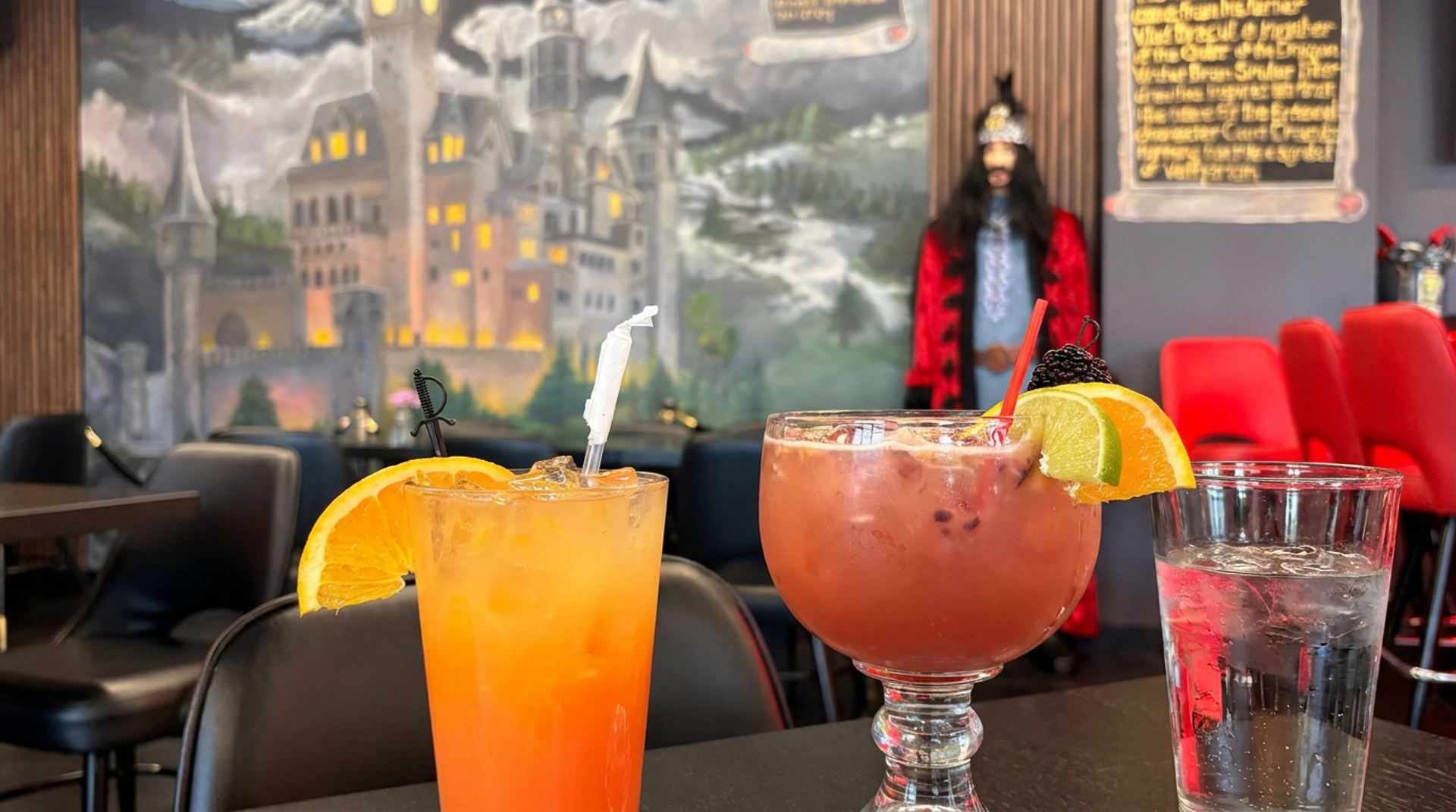 Cocktails after dark